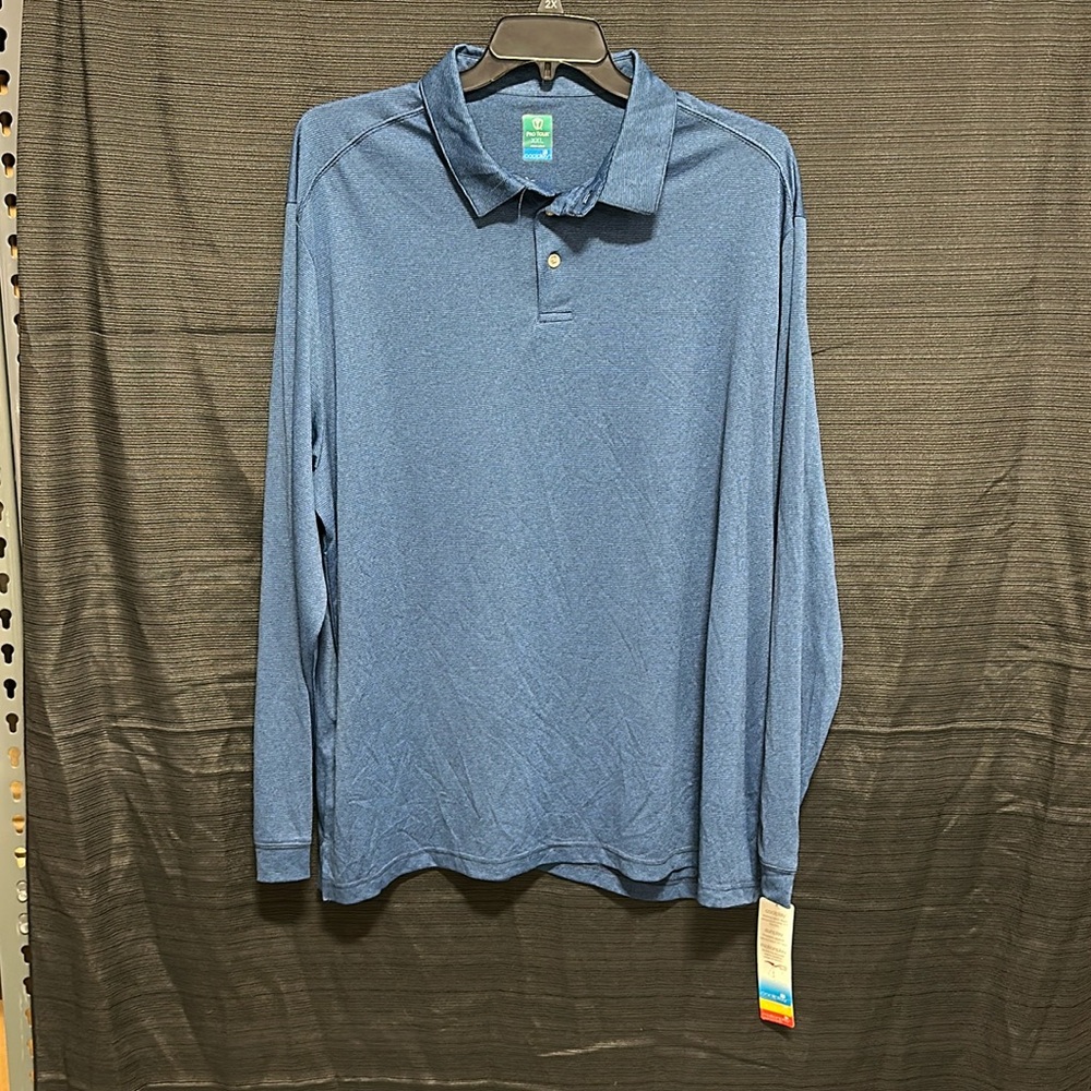 Pro Tour Coolplay Polo Blue Golf Shirt Men's Sz XXL / NWT / box 18-14